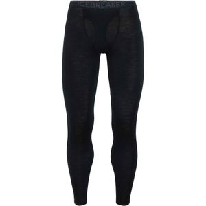 Icebreaker - Thermokleding - M Merino 175 Everyday Leggings wFly Black voor Heren van Wol - Maat XL - Zwart