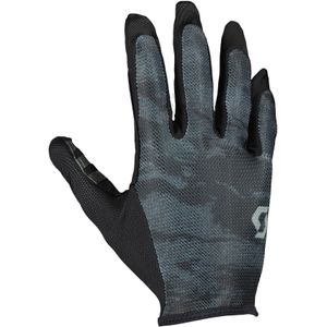 Scott - Mountainbike kleding - Traction LF Gloves Black/Dark Grey voor Heren van Siliconen - Maat XL - Grijs