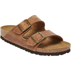 Birkenstock - Sandalen en slippers - Arizona Oiled Leather Cognac voor Heren - Maat 39 - Bruin