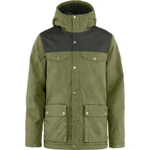 Fjall Raven - Jassen - Greenland Winter Jacket M Green Dark Grey voor Heren - Maat S - Kaki