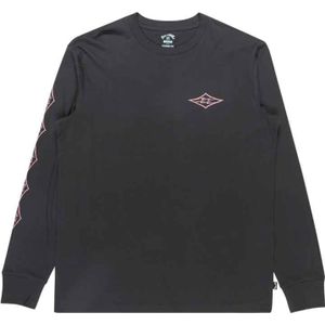 Billabong - Crayon Wave LS Tee - T-shirt - Zwart