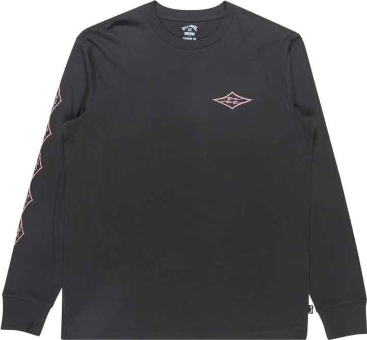Billabong - Crayon Wave LS Tee - T-shirt - Zwart