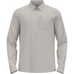 Odlo - Wandel- en bergsportkleding - Essential Shirt LS Silver Cloud voor Heren - Maat L - Grijs
