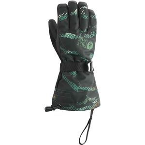 Picture Organic Clothing - Kinder skihandschoenen - Graby Gloves Forest Shadow Print voor Unisex - Kindermaat 110-122 cm - Groen