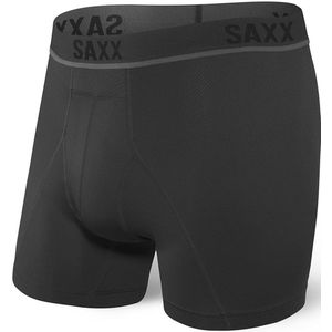 Saxx Underwear - Wandel- en bergsportkleding - Kinetic Hd Boxer Brief Blackout voor Heren - Maat M - Zwart