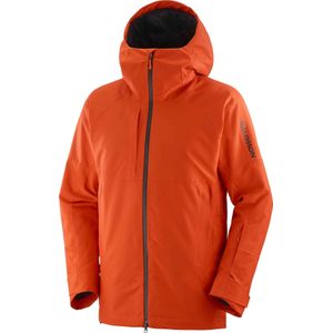 Salomon - Ski jassen - Transfer Puff Jacket M Fiery Red voor Heren - Maat M - Rood