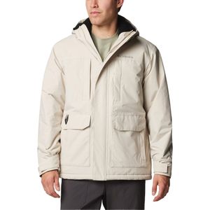 Columbia - Jassen - Landroamerâ„¢ Sherpa Lined Jacket Dark Stone voor Heren - Maat M - Beige