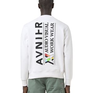 Avnier - Sweatshirts en fleeces - Crewneck ENCORE White Records voor Heren - Maat L - Wit