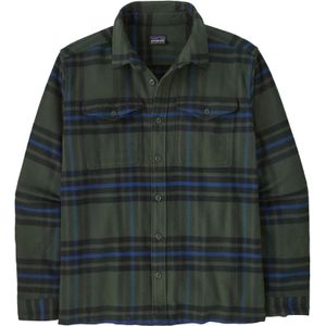 Patagonia - M's Fjord Flannel Shirt Catch - Blouse - Groen - Biologisch Katoen