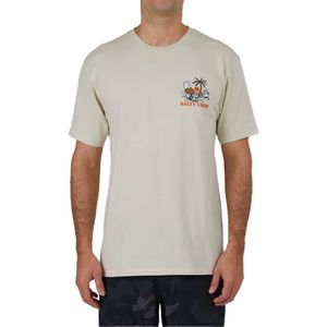 Salty Crew - T-shirts - Siesta Premium S/S Tee Bone voor Heren van Katoen - Maat XL - Beige
