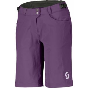 Scott - Dames mountainbike kleding - Trail Flow W/Pad W Short Vivid Purple voor Dames - Maat S - Paars