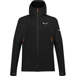 Salewa - Toerskikleding - Sella Dst M Jacket Black Out voor Heren van Softshell - Maat M - Zwart