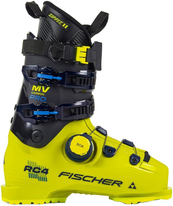 Fischer - Heren skischoenen - RC4 Carbon Pro Mv Boa Gw voor Heren - Maat 42 2/3 - Geel