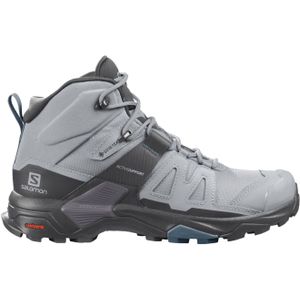 Salomon - Dames wandelschoenen - X Ultra 4 Mid Gtx W Quarry/Black voor Dames - Maat 4 UK - Grijs