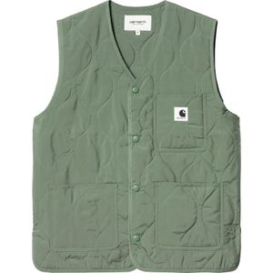 Carhartt - Jassen - W' Skyler Vest Park voor Dames van Gerecycled Polyester - Maat M - Groen