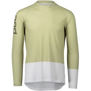 POC - Mountainbike kleding - MTB Pure M Jersey Prehnite Green/Hydrogen White voor Heren - Maat L - Groen