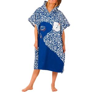 After Essentials - Poncho Beach Save la Mermaid voor Unisex - Blauw