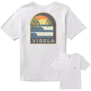 Vissla - T-shirts - Out The Window Premium Pkt Tee White voor Heren van Katoen - Maat M - Wit