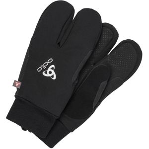 Odlo - Langlaufkleding - Gloves Full Finger Finnfjord X-Warm Black voor Unisex - Maat M - Zwart
