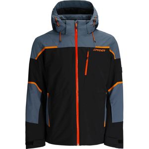 Spyder - Ski jassen - Chambers Jacket Slate Blue voor Heren van Gerecycled Polyester - Maat S - Blauw