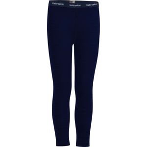 Icebreaker - Kinder thermokleding - K Merino 260 Tech Leggings Midnight Navy voor Unisex van Wol - Kindermaat 12 jaar - Marine blauw