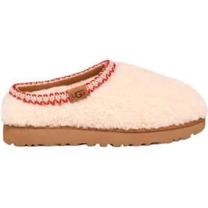 Ugg - Dames pantoffels - W Tasman Maxi Curly Natural voor Dames van Wol - Maat 10 US - Wit