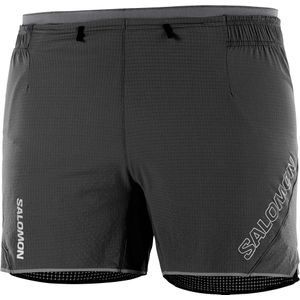 Salomon - Trail / Running kleding - Sense Aero 5'' Shorts M Deep Black voor Heren - Maat M - Zwart