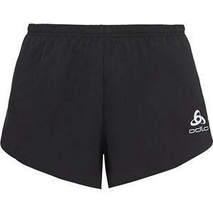 Odlo - Trail / Running kleding - Split Short Zeroweight 3 Inch Black voor Heren - Maat L - Zwart