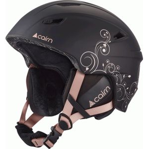 Cairn - Dames skihelmen - Profil Powder Pink Ornamental voor Dames - Maat 61-62 cm - Zwart