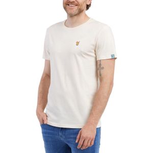 Ragwear - T-shirts - Endrew C Beige voor Heren van Katoen - Maat M