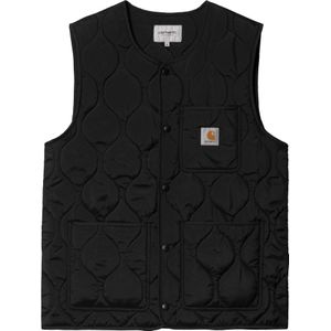 Carhartt - Skyton Vest Black - Unisex Mouwloos Jack van Gerecycled Polyester