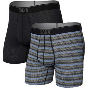 Saxx - Quest Quick Dry Mesh - Boxershorts - Grijs - 2-Pack