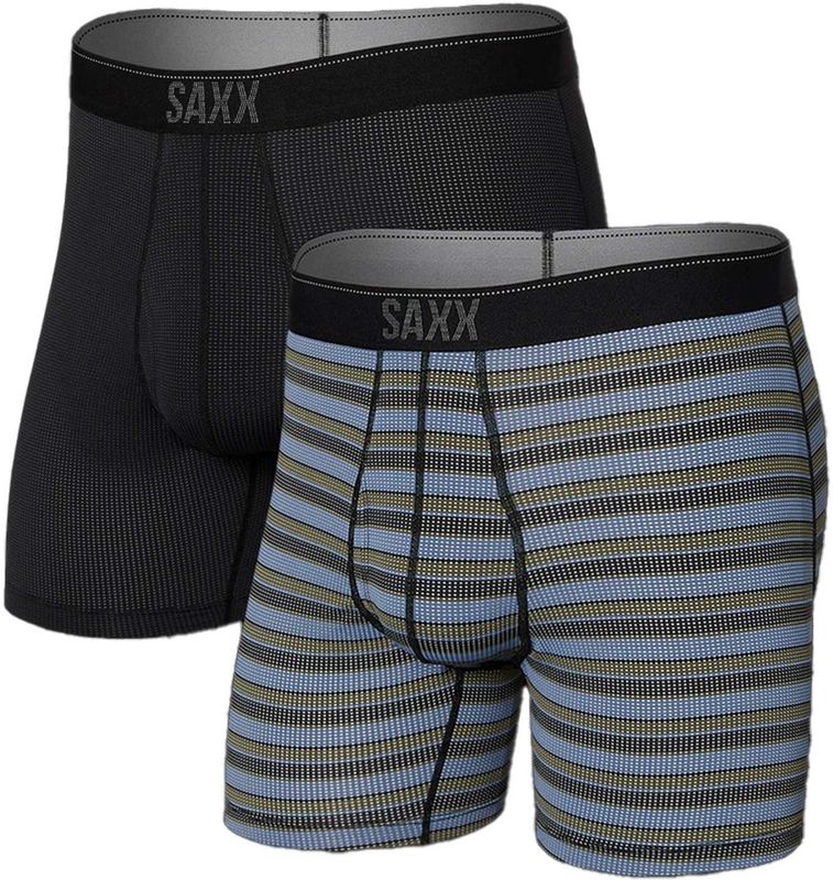 Saxx - Quest Quick Dry Mesh - Boxershorts - Grijs - 2-Pack