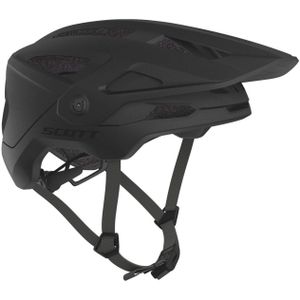 Scott - MTB helmen - Stego Plus (Ce) Stealth Black voor Unisex - Maat L - Zwart