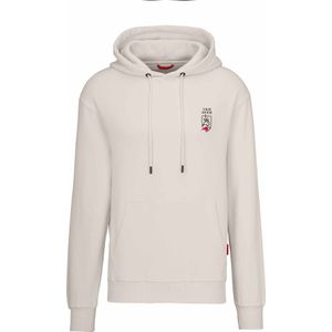 Van Deer - Essential Hoodie Off White voor Heren - Maat L - Wit