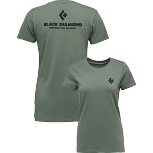 Black Diamond - Dames wandel- en bergkleding - W Equipment For Alpinists SS Tee Laurel Green voor Dames - Maat M - Groen
