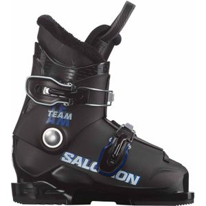 Salomon - Kinder skischoenen - Team T2 Black/Race Blue/White voor Unisex - Kindermaat 20 - Zwart