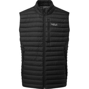 Rab - Donsjassen - Microlight Vest Black voor Heren - Maat S - Zwart