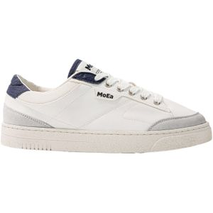 MoEa - Sneakers - Gen 3 Mushroom White Navy voor Heren - Maat 42 - Wit