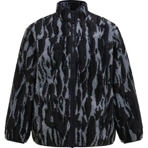 Peak Performance - Merken - M Graphic Pile Jacket Winter Shard voor Heren - Maat L - Zwart