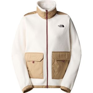 The North Face - Dames sweatshirts en fleeces - W Royal Arch FZ Jacket White Dune/Kelp Tan voor Dames - Maat M - Beige