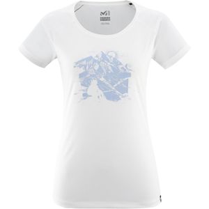Millet - Dames wandel- en bergkleding - Tana Tee-Shirt SS W Foggy Dew voor Dames - Maat S - Wit
