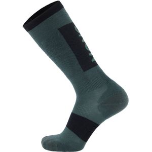 Mons Royale - Skisokken - Atlas Merino Snow Sock Burnt Sage voor Unisex - Maat L - Kaki