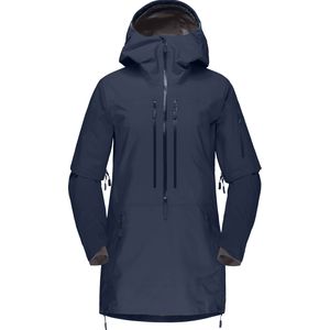 Norrona - Dames ski jassen - Lofoten Gore-Tex Pro Anorak W'S Indigo Night voor Dames - Maat M - Marine blauw