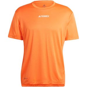 Adidas - Wandel- en bergsportkleding - Multi Tee M Seimor voor Heren - Maat M - Oranje