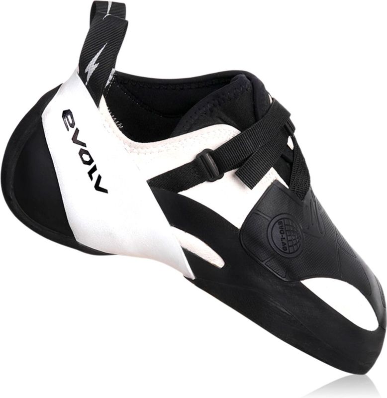 Evolv - Zenist Pro - Klimschoenen - Grijs/Zwart - Asymmetrische Leest, Vegan