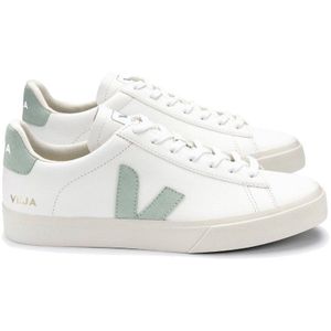 Veja Fair Trade - Dames sneakers - Campo Chromefree Extra White Matcha voor Dames - Maat 37 - Wit