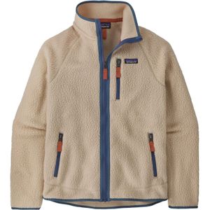 Patagonia - Sweatshirts en fleeces - M's Retro Pile Jkt Dark Natural W/Utility Blue voor Heren - Maat XL - Beige