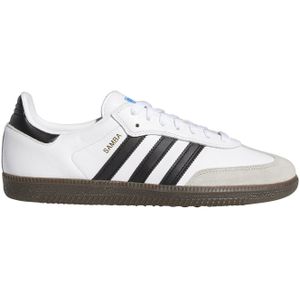 Adidas Original - Sneakers - Samba Adv Footwear White/Core Black/Gum voor Heren - Maat 9 UK - Wit