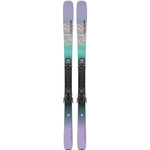 Salomon - Stance W 84 + M11 Gw Black/Aruba Blue/Patrician Purple 2025 voor Dames van Hout - Maat 167 cm - Zwart